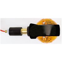 Blinkers Ochsenauge Svart/Orange SHINYO