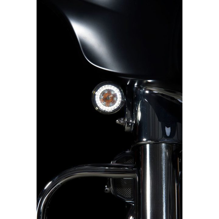 Blinkers Probeam® Amber/White Dynamic Ringz™ Klar CUSTOM DYNAMICS Blinkersenhet – bild 3