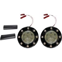 Blinkers ProBEAM Bullet Ringz LED Bakre Positionsljus Grå/Svart/Röd/Rökt CUSTOM DYNAMICS