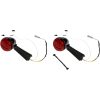 Blinkers Probeam® Röd Ring Led Röd/Krom CUSTOM DYNAMICS Blinkersenhet – miniatyr 2