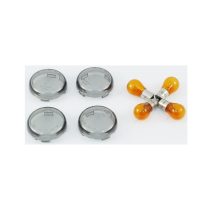 Blinkers Rökfärgad Replacement Parts For Custom Bullet Marker Lights DRAG SPECIALTIES