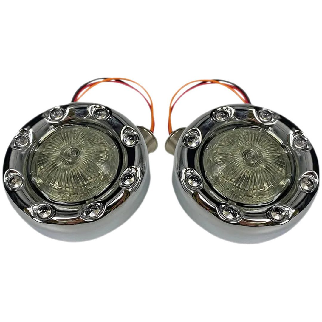 Blinkers Signal Bllt 1157 Krom/Röd CUSTOM DYNAMICS Blinkers – bild 2