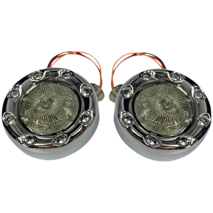 Blinkers Signal Bllt 1157 Krom/Röd CUSTOM DYNAMICS Blinkers – bild 2
