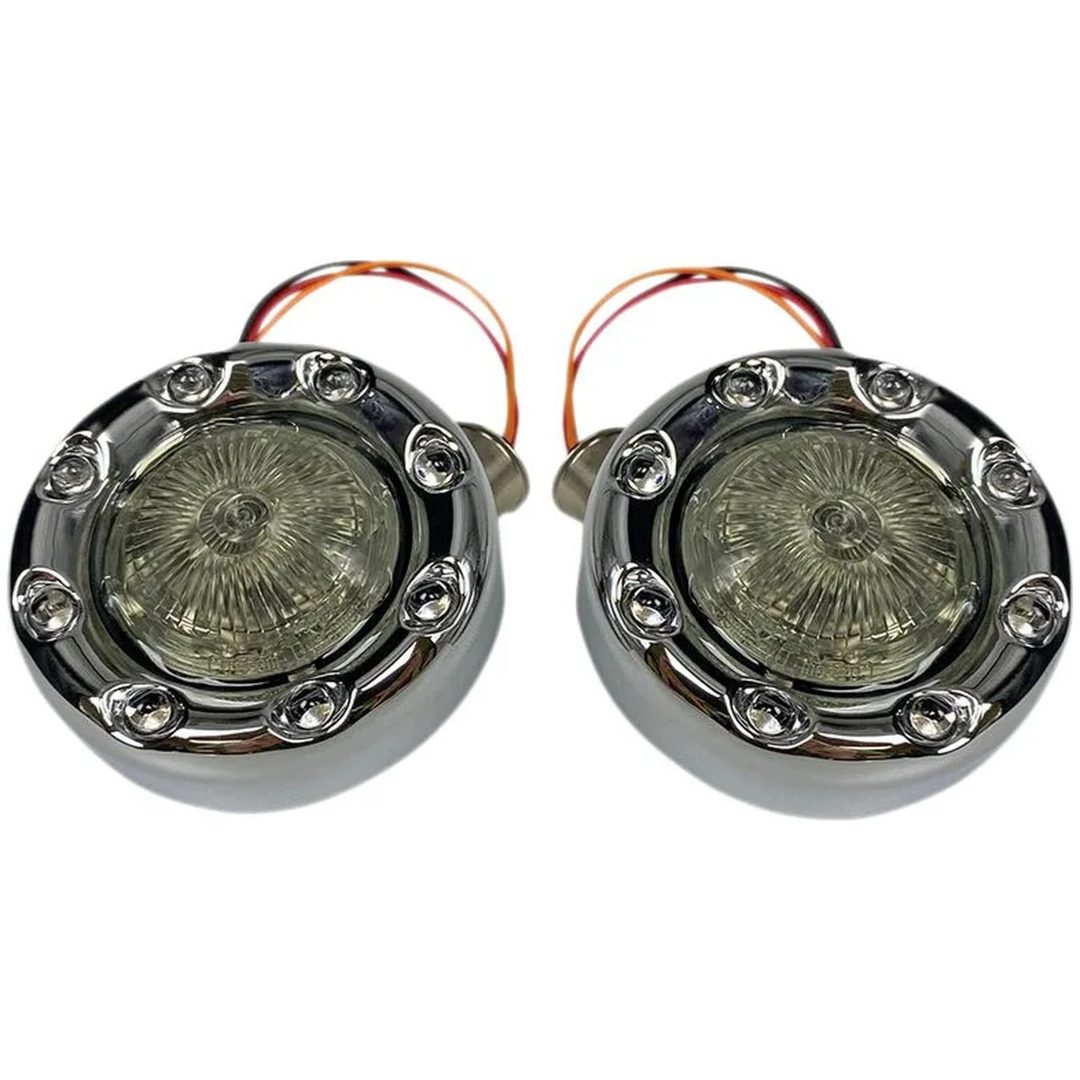 Blinkers Signal Bllt 1157 Krom/Röd CUSTOM DYNAMICS Blinkers – bild 3