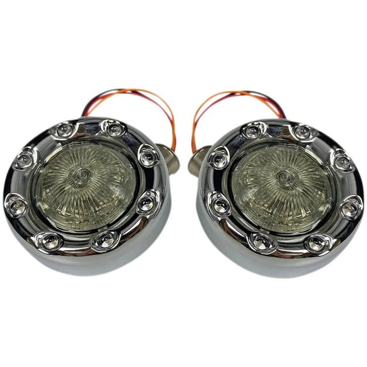 Blinkers Signal Bllt 1157 Krom/Röd CUSTOM DYNAMICS Blinkers – bild 3