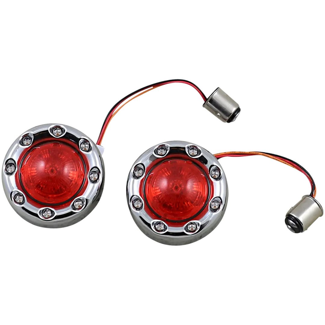 Blinkers Signal Bllt 1157 Krom/Röd CUSTOM DYNAMICS Blinkers