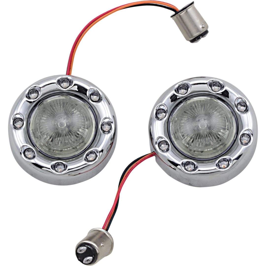 Blinkers Signal Bllt 1157 Krom/Rökfärgad CUSTOM DYNAMICS Blinkers