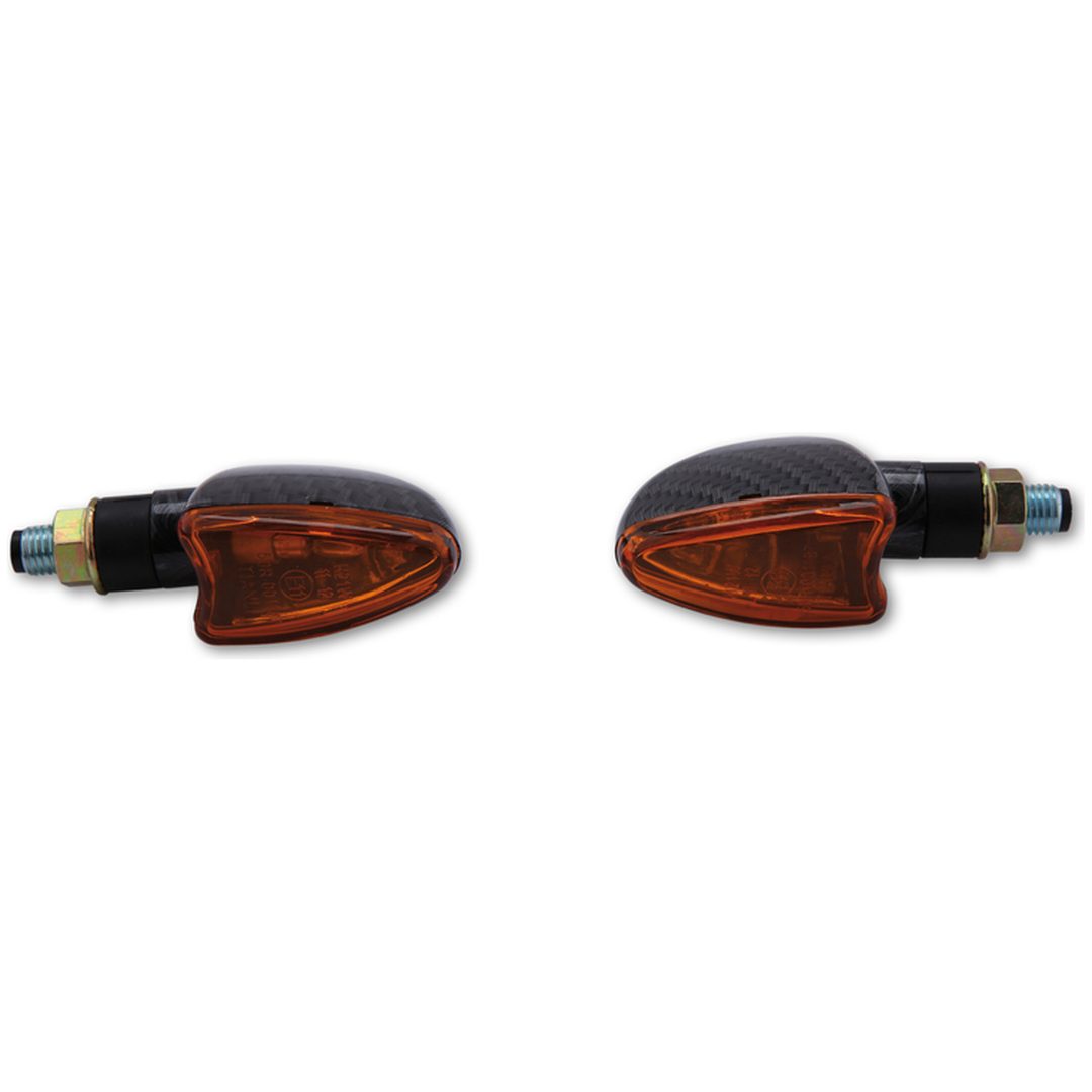 Blinkers smart Arrow Mini Glödlampa Kolfiber Orange HIGHSIDER