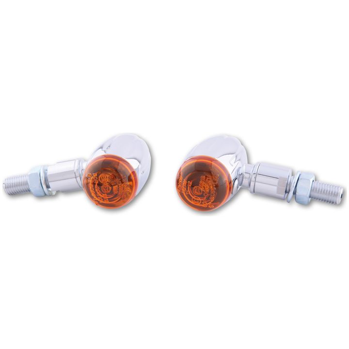 Blinkers smart Micro-Bullet Krom/Orange Glödlamps E-märkt HIGHSIDER – bild 2