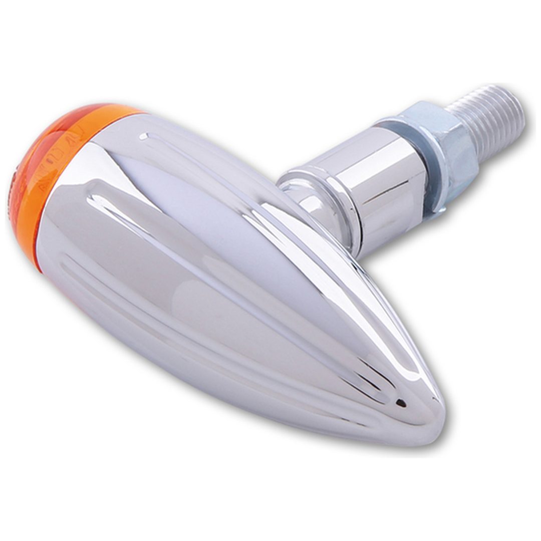Blinkers smart Micro-Bullet Krom/Orange Glödlamps E-märkt HIGHSIDER – bild 3