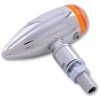 Blinkers smart Micro-Bullet Krom/Orange Glödlamps E-märkt HIGHSIDER – miniatyr 4