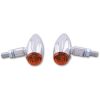 Blinkers smart Micro-Bullet Krom/Orange Glödlamps E-märkt HIGHSIDER – miniatyr 1