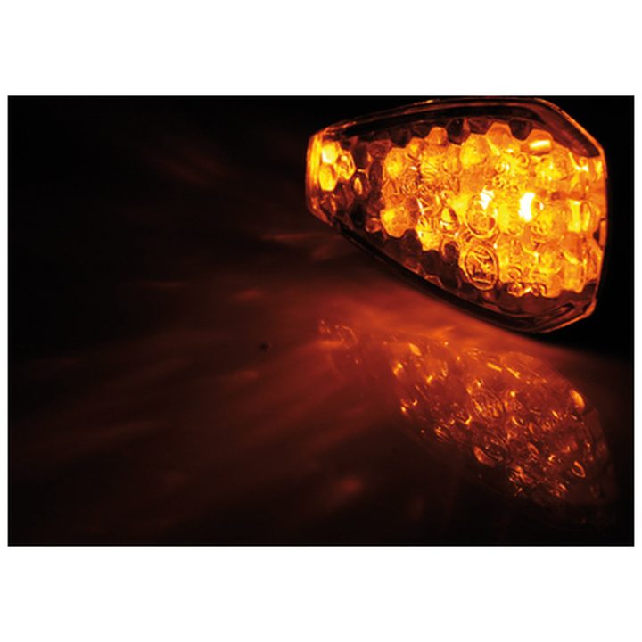 Blinkers Smart Peak LED Svart Transparent HIGHSIDER – bild 3