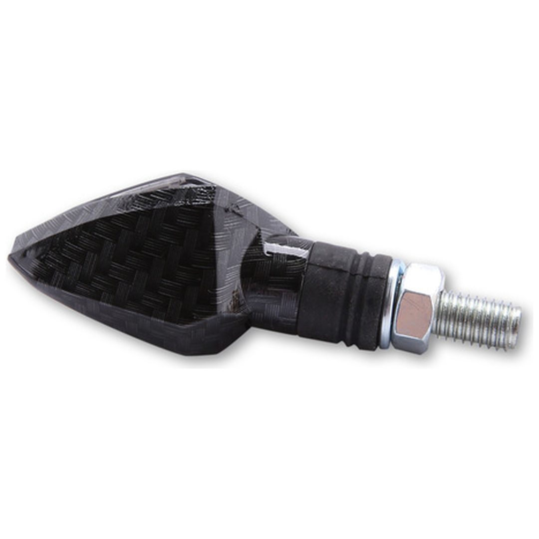 Blinkers Smart Rock LED Kolfiber Rökt E-märkt HIGHSIDER – bild 2