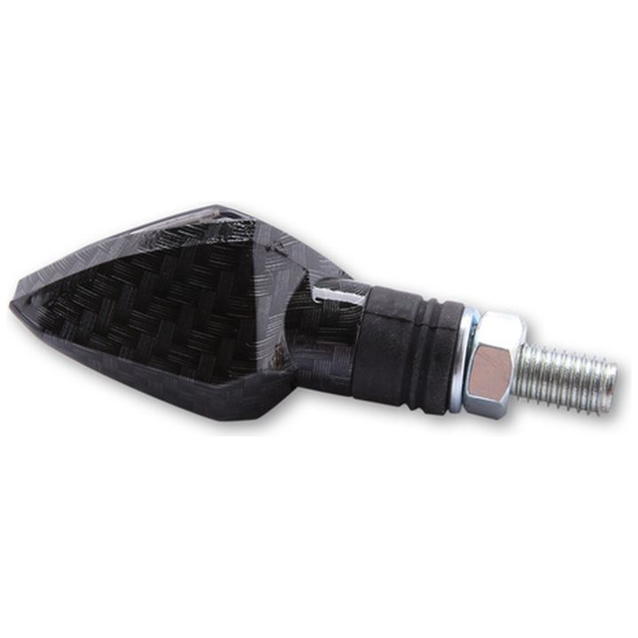 Blinkers Smart Rock LED Kolfiber Rökt E-märkt HIGHSIDER – bild 2