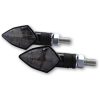 Blinkers Smart Rock LED Kolfiber Rökt E-märkt HIGHSIDER – miniatyr 1