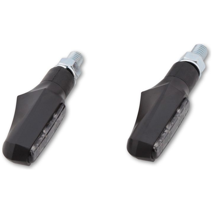 Blinkers Smart Shorty-Fin LED Svart/Rökt HIGHSIDER – bild 2