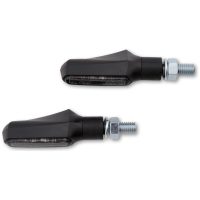 Blinkers Smart Shorty-Fin LED Svart/Rökt HIGHSIDER