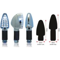 Blinkers Triangle Led Kort Kromad Universal BIHR