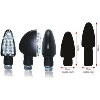 Blinkers Triangle Led Lång Svart Universal BIHR