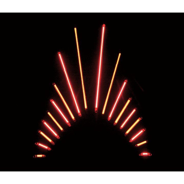 Blinkers Truflex 45 Röd CUSTOM DYNAMICS LIGHT TRUFLEX 45RED/RED – bild 3