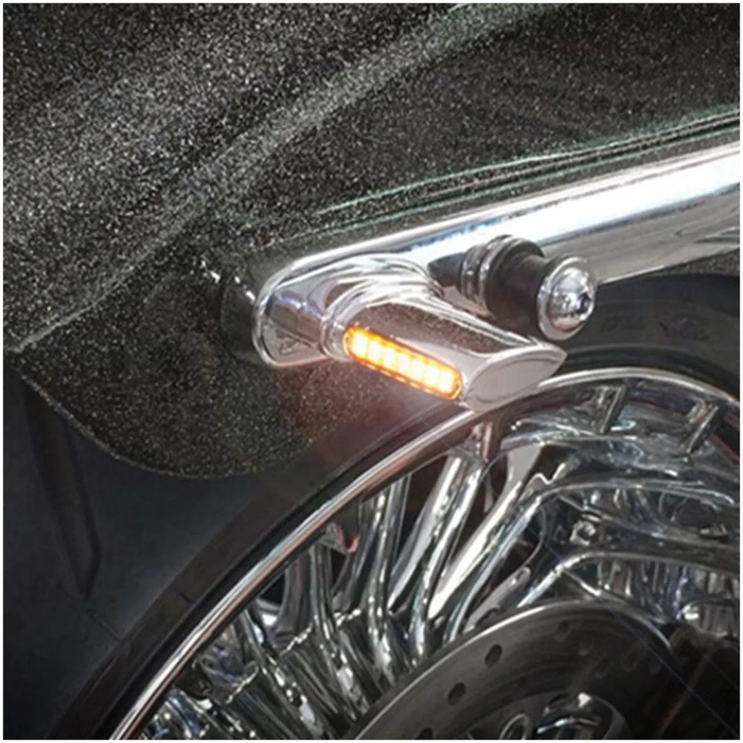 Blinkers Winglets Led Krom/Satin HEINZ BIKES Blinkers – bild 3
