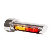 Blinkers Winglets Led Svart/Krom HEINZ BIKES