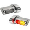 Blinkers Winglets Micro Fender Flasher 3in1 Krom HEINZ BIKES Blinkers – miniatyr 1