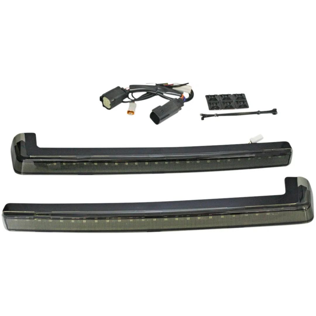 Blinkersarmar Probeam® Led Rökfärgad/Röd/Svart CUSTOM DYNAMICS Tour Pak-armar – bild 2