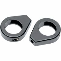 Blinkersfäste Svart Turn Signal Fork Clamps DRAG SPECIALTIES