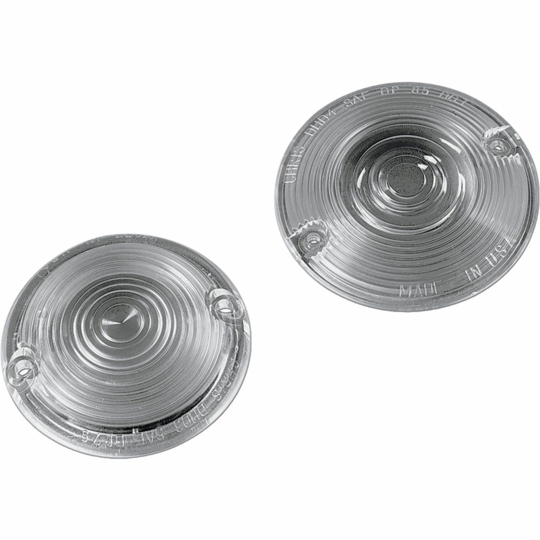 Blinkersglas Turn Signal Klart CHRIS PRODUCTS LENS CLEAR 63-85 FL