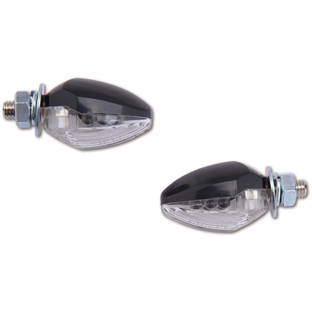 Blinkershus smart Drop LED Svart/Klar HIGHSIDER – bild 2