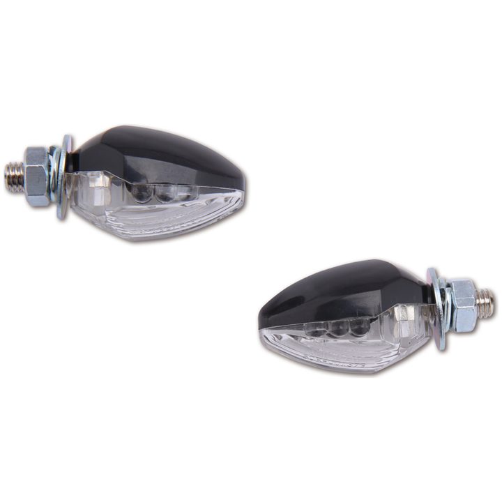 Blinkershus smart Drop LED Svart/Klar HIGHSIDER – bild 2