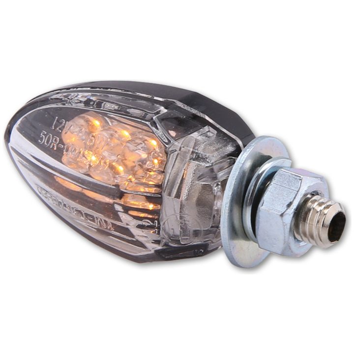 Blinkershus smart Drop LED Svart/Klar HIGHSIDER – bild 3
