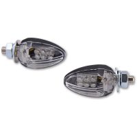 Blinkershus smart Drop LED Svart/Klar HIGHSIDER