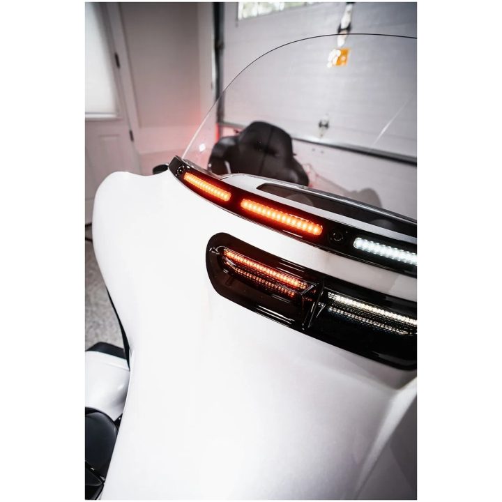 Blinkersinsats Genesis® 4 All-in-one Dynamic Led Svart CUSTOM DYNAMICS Ventilinsats – bild 3