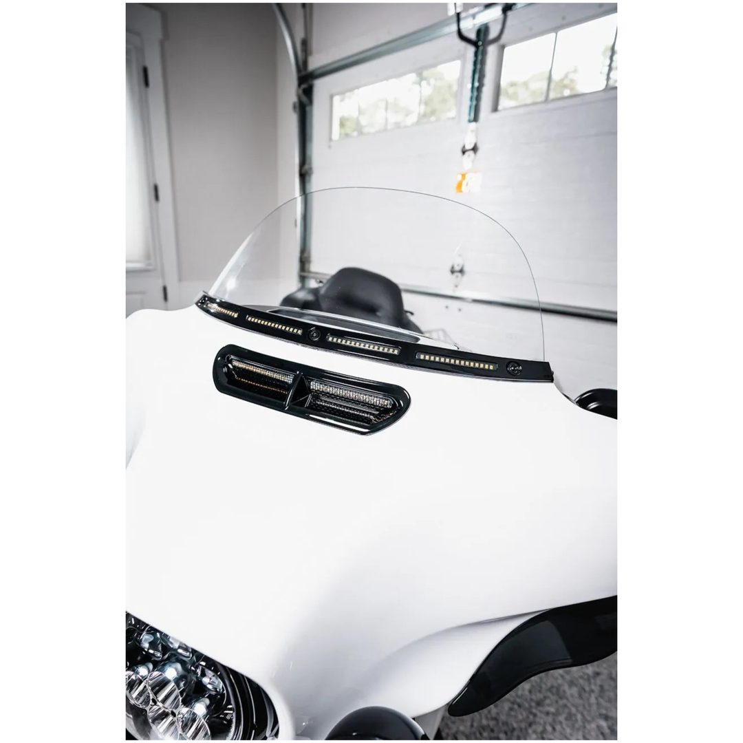 Blinkersinsats Genesis® 4 All-in-one Dynamic Led Svart CUSTOM DYNAMICS Ventilinsats – bild 4