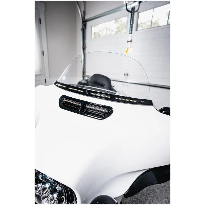 Blinkersinsats Genesis® 4 All-in-one Dynamic Led Svart CUSTOM DYNAMICS Ventilinsats – bild 4