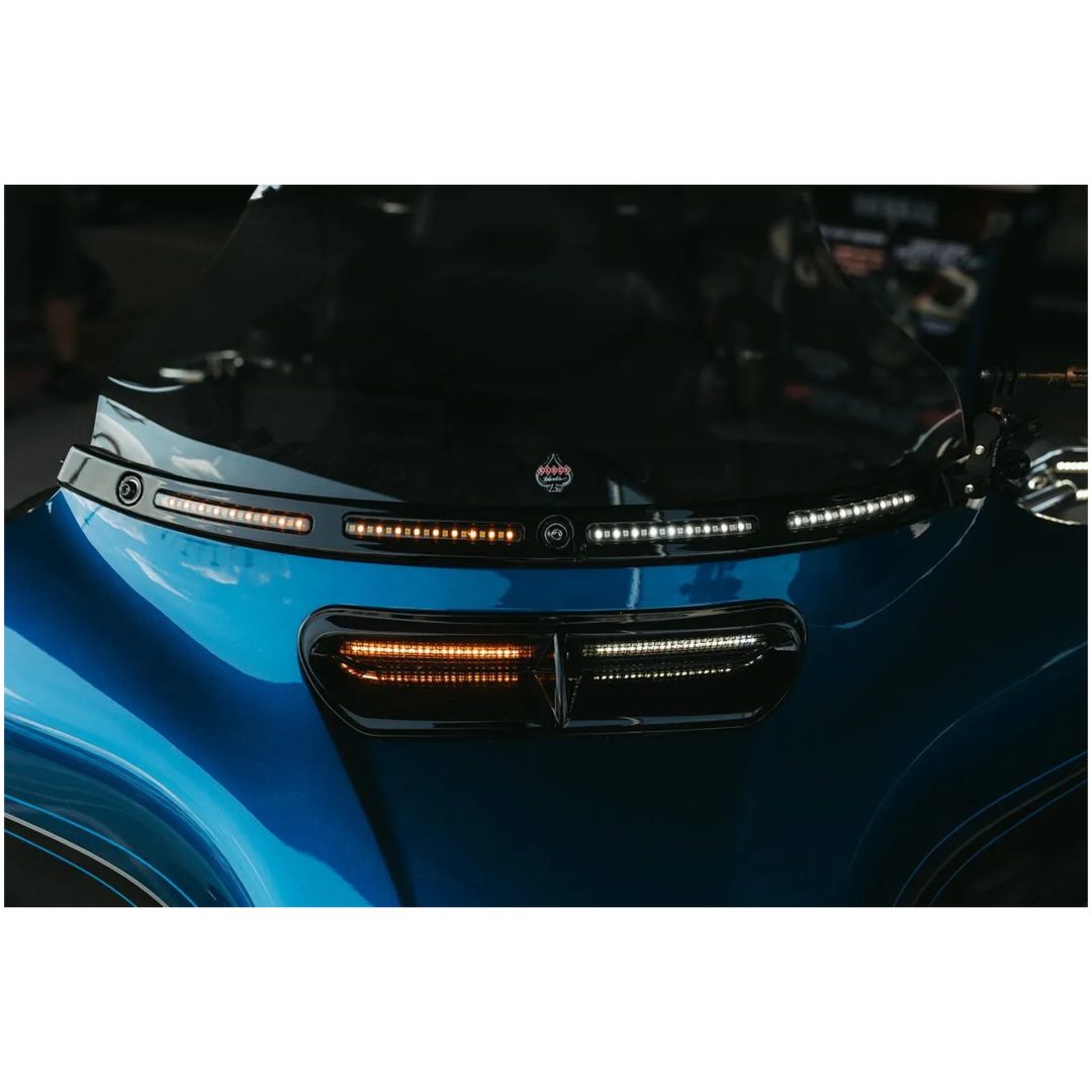 Blinkersinsats Genesis® 4 All-in-one Dynamic Led Svart CUSTOM DYNAMICS Ventilinsats – bild 6