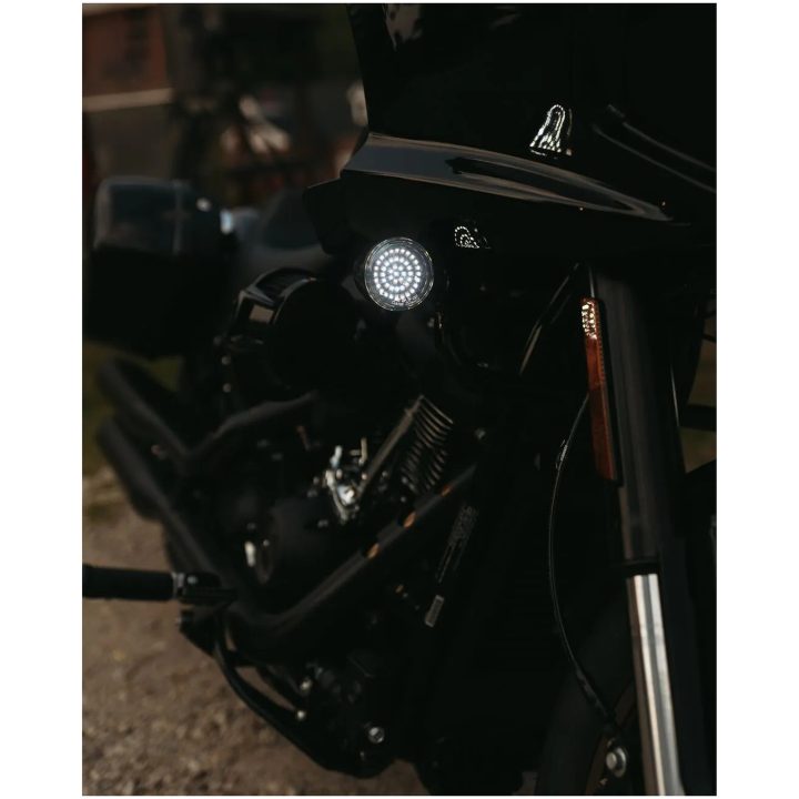 Blinkersinsats Genesis® 4 Amber/Vit Led CUSTOM DYNAMICS Insats – bild 2