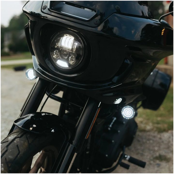Blinkersinsats Genesis® 4 Amber/Vit Led CUSTOM DYNAMICS Insats – bild 4
