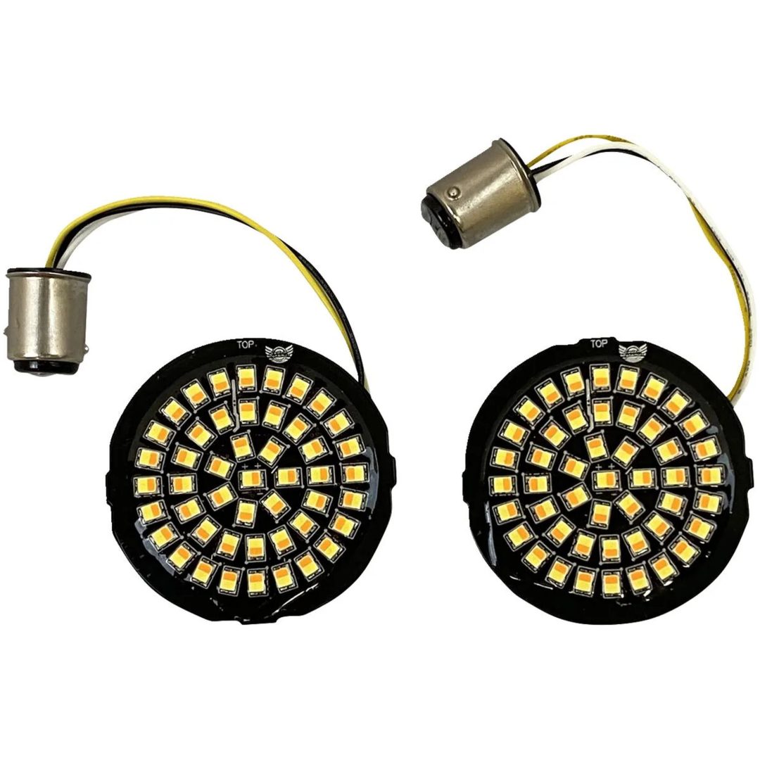 Blinkersinsats Genesis® 4 Amber/Vit Led CUSTOM DYNAMICS Insats – bild 5