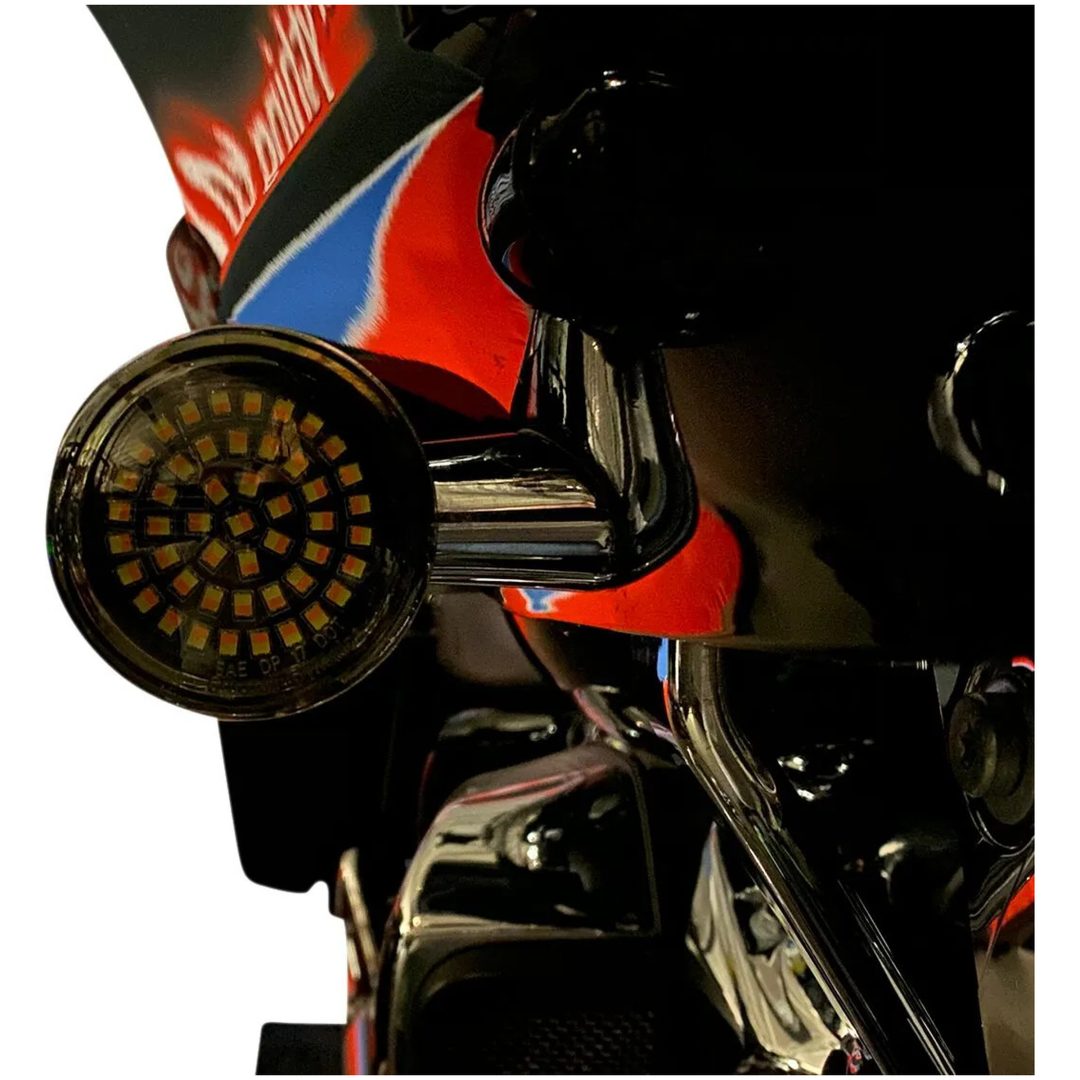 Blinkersinsats Genesis® 4 Amber/Vit Led CUSTOM DYNAMICS Insats – bild 7