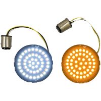 Blinkersinsats Genesis® 4 Amber/Vit Led CUSTOM DYNAMICS
