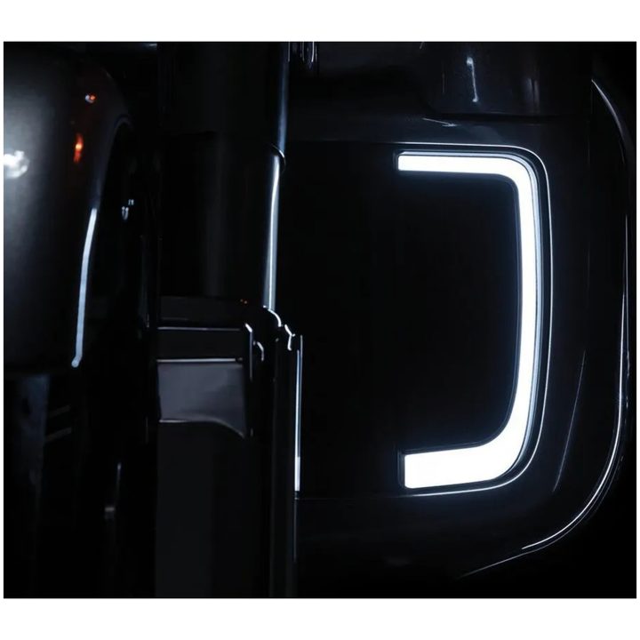 Blinkersinsats Tracer Led Klar/Krom KURYAKYN – bild 4