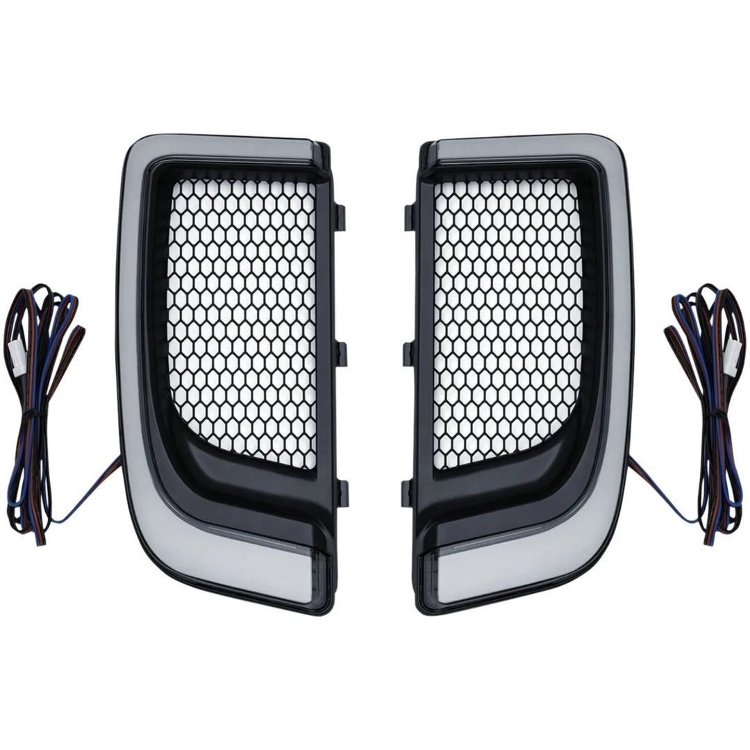 Blinkersinsats Tracer Led Klar/Krom KURYAKYN