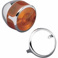 Blinkerskåpor Krom Turn Signal Lens Trim Rings DRAG SPECIALTIES