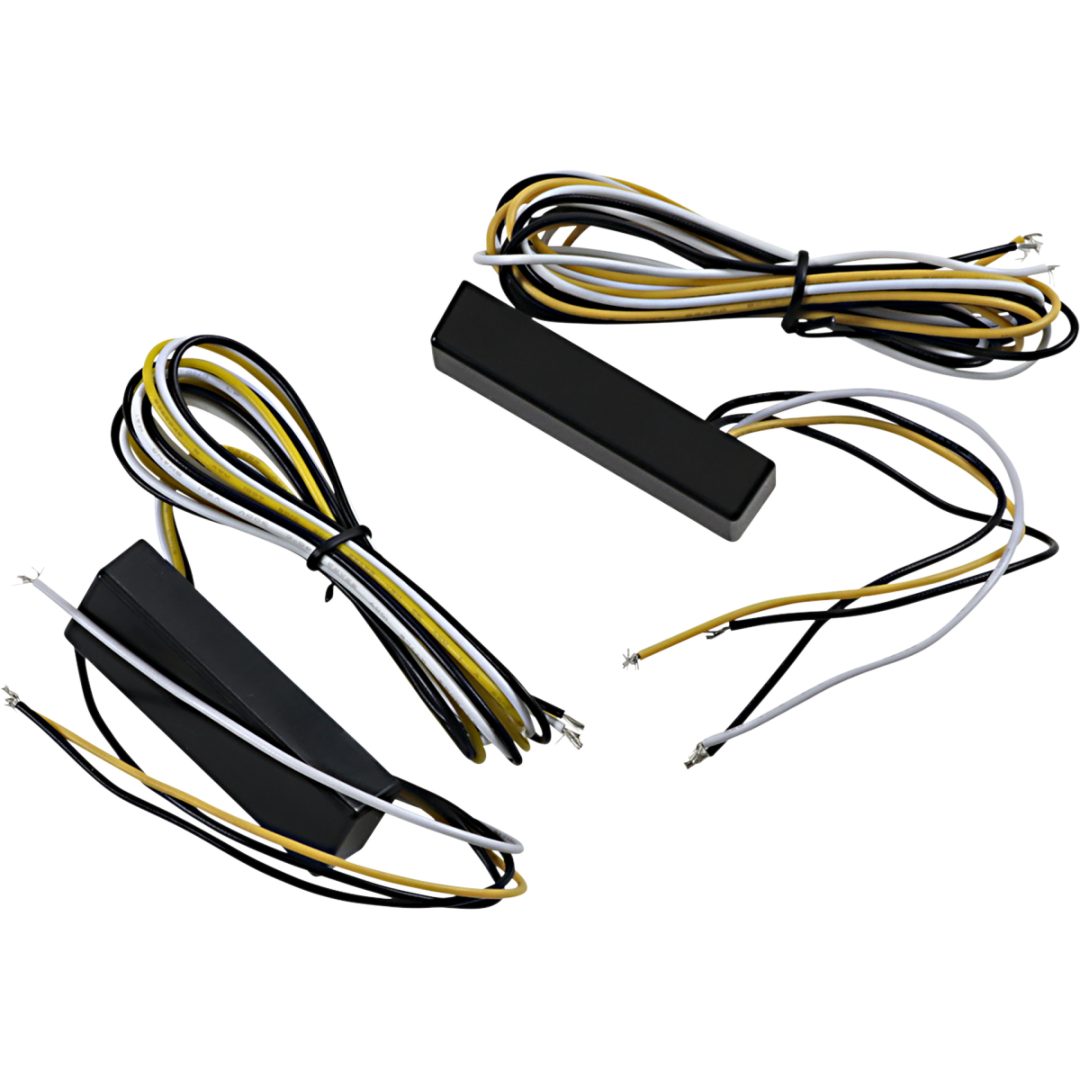 Blinkersomvandlare Led Boltz Amber/Vit CUSTOM DYNAMICS Omvandlingssats
