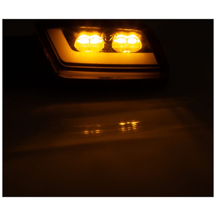 Blinkers/Positionsljus Smart Formula-TS LED 2in1 Svart/Rökt HIGHSIDER – bild 3