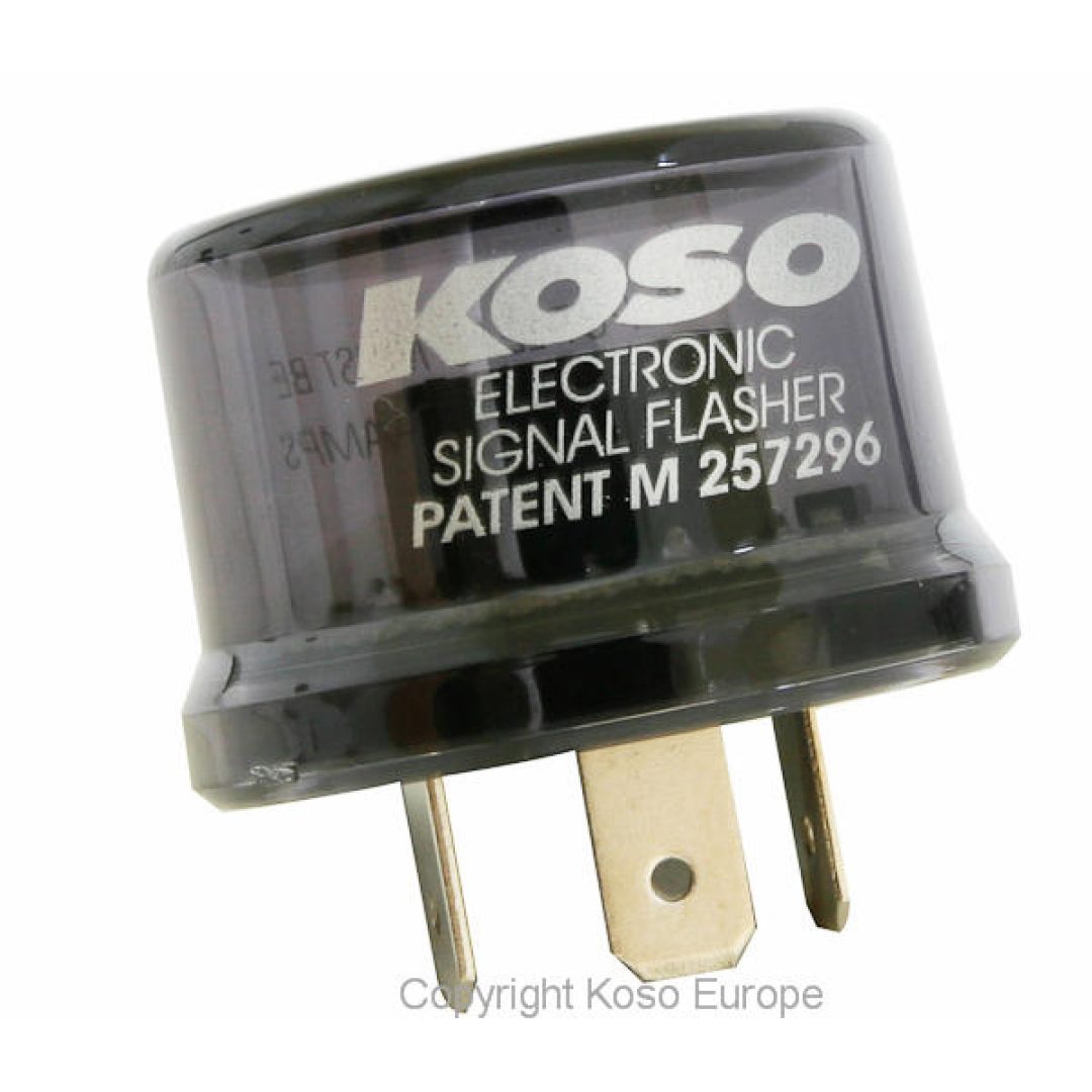 Blinkersrelä Universal Koso 12V 15A 3 Stift